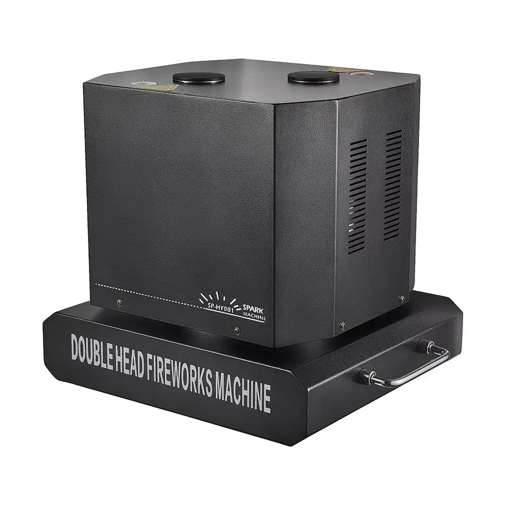 

Оптовая цена 2-головная машина с холодной искрой Dmx Fireworks Machine Spark Power Dj Equipment Беспроводной пульт дистанционного управления