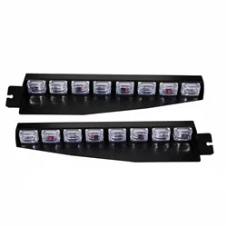 OVOVS 1 Set LED Automobile Sucker Flash Car Front Sunshade Aluminum Warning Lamp Spotlight for ATV UTV