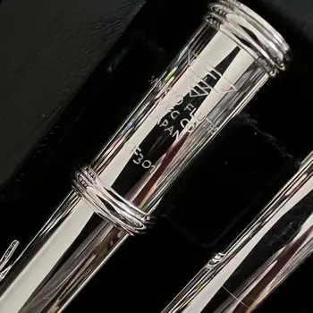 Sankyo CF 301 Flute Professional Cupronickel Opening C Key 17 Hole Flute Silver  Musical Instruments With Case