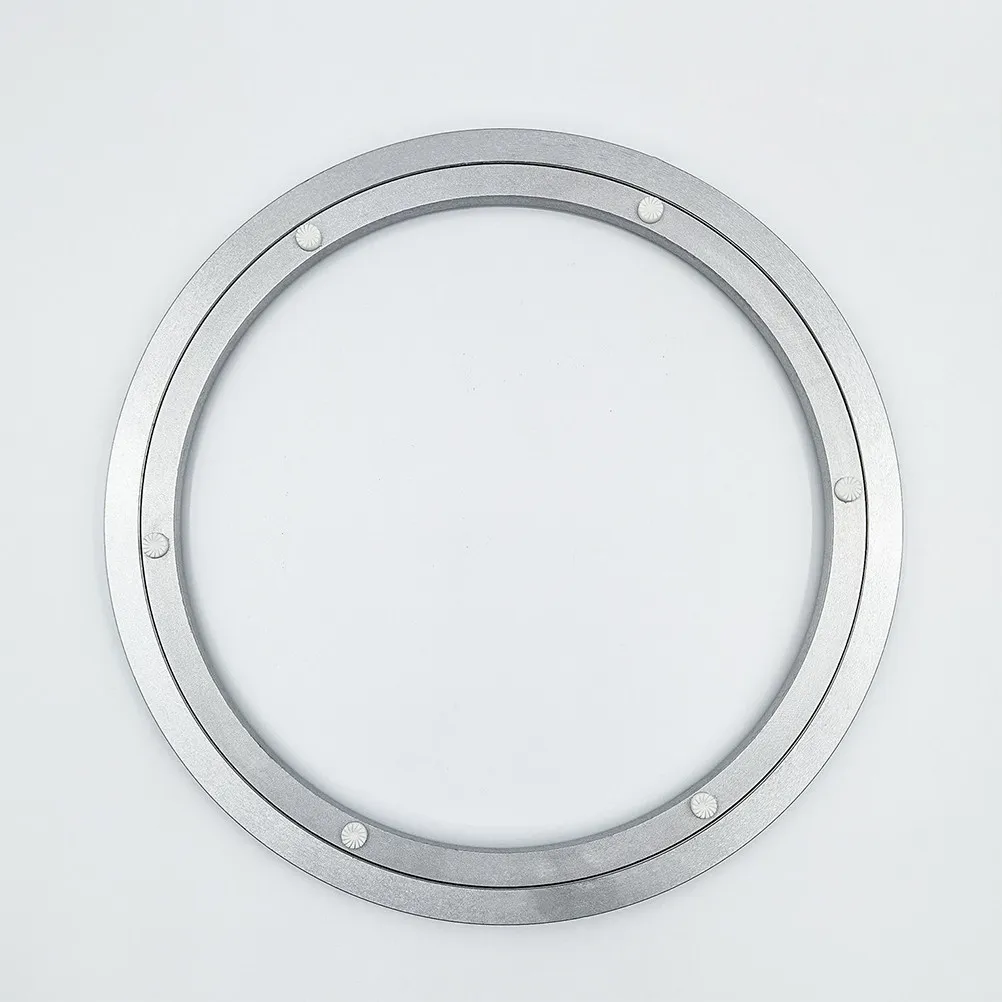 8 Inch Aluminium Alloy Turntable Bearing Heavy Duty Rotating Swivel Base for Dining Tables Display Racks Sculptures Counter