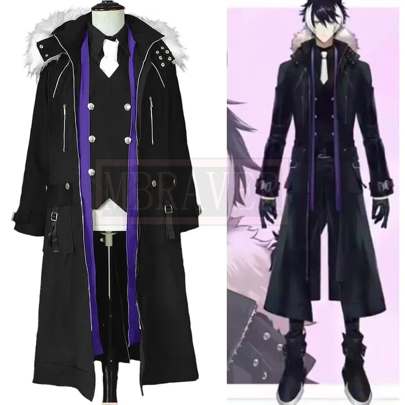 

VTuber Kageyama Shien Cosplay Costume Halloween Christmas Party Uniform Custom Made AnySize