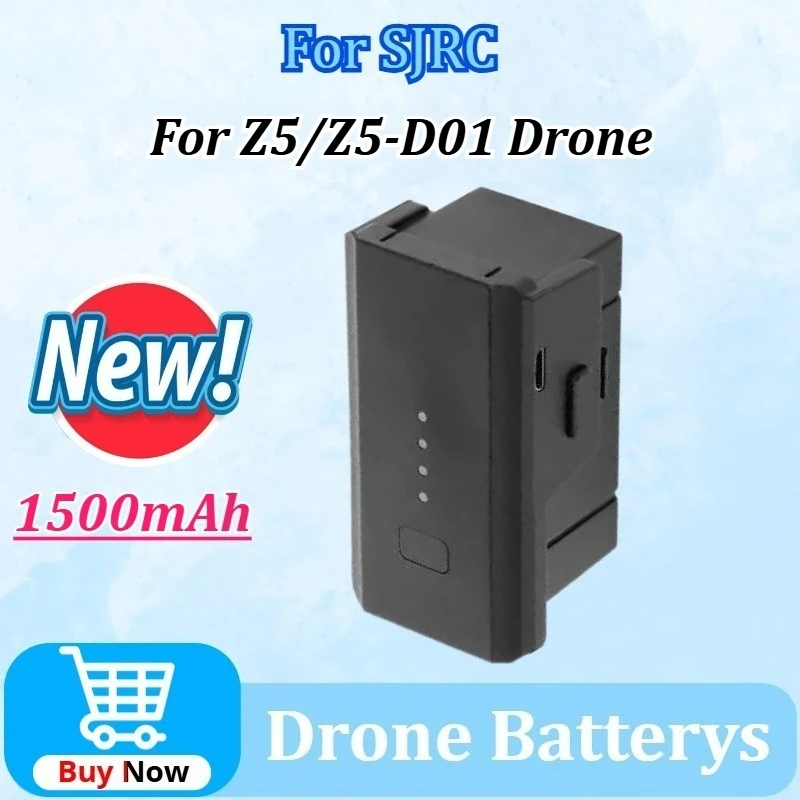 

Newly Upgraded for SJRC Z5 7.4V 1500mAh Lipo Battery Drone RC Quadcopter Spare Parts for SJR/C Z5 Battery Z5-D01