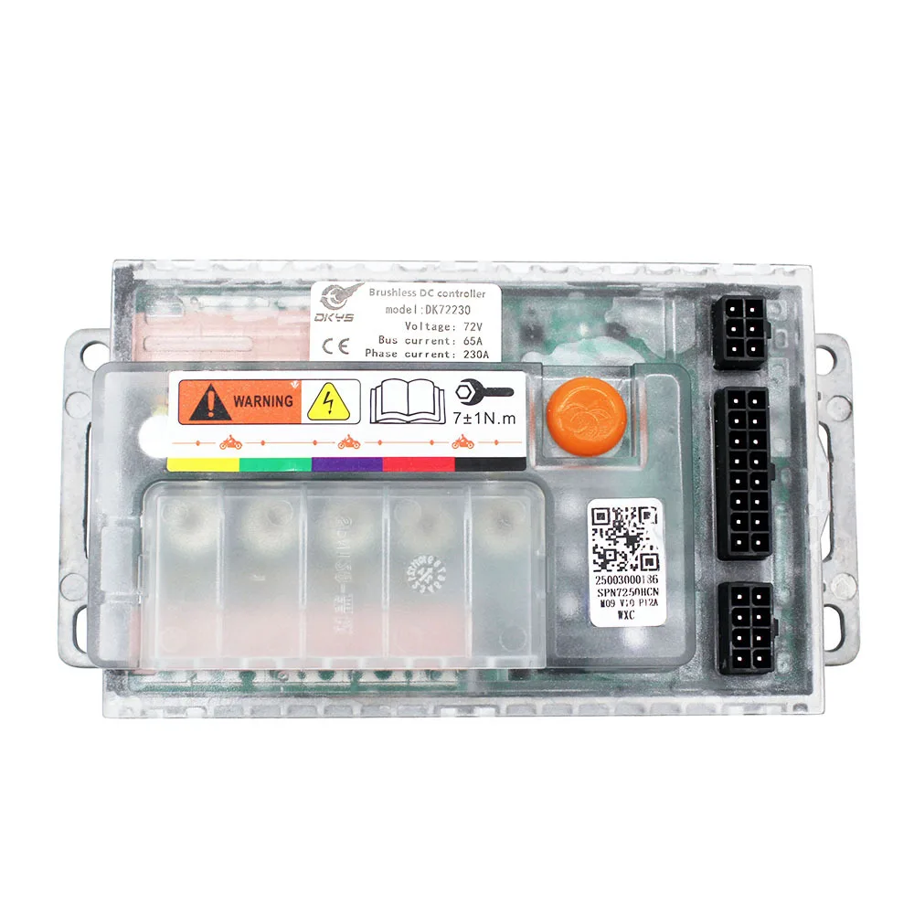 

72V High Power Electric Bike Brushless DC Motor Controller 65A 1800W Programmable EV Brushless Motor Control