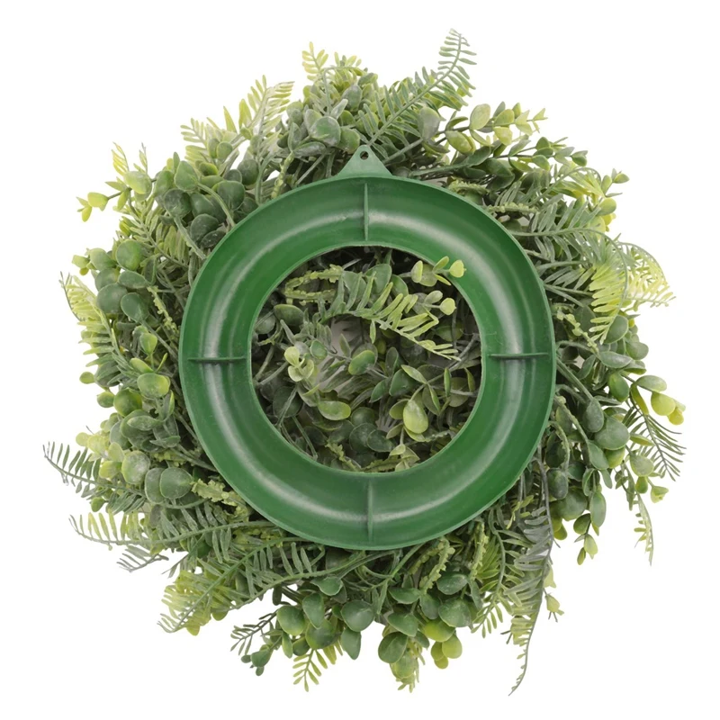 Artificial Wreath, Door Wreath 17 Inch Lavender Spring Wreath Round Wreath For The Front Door, Home Decor