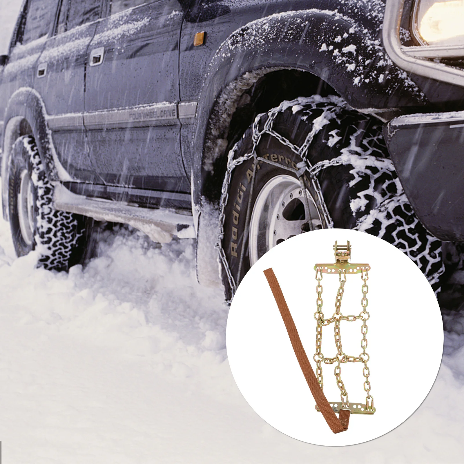 

Sliding Chain Car Snow for Auto Anti-Skid Mud Accessories Wheel Chains Tires