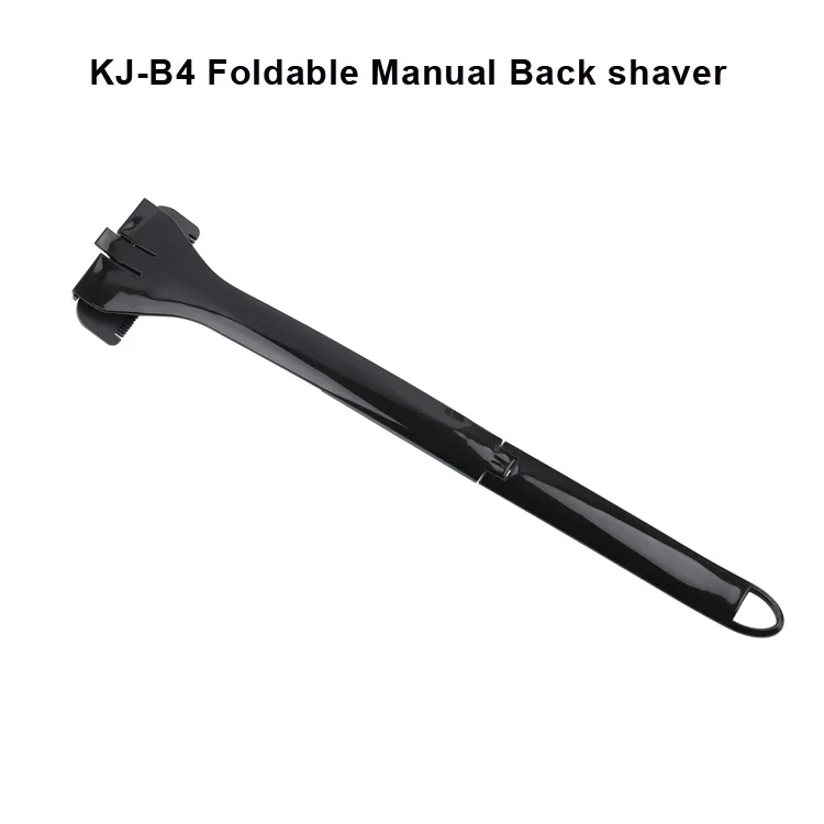 Back shaving Back manual shaver, long handle foldable replaceable knife head Back shaving clean shave