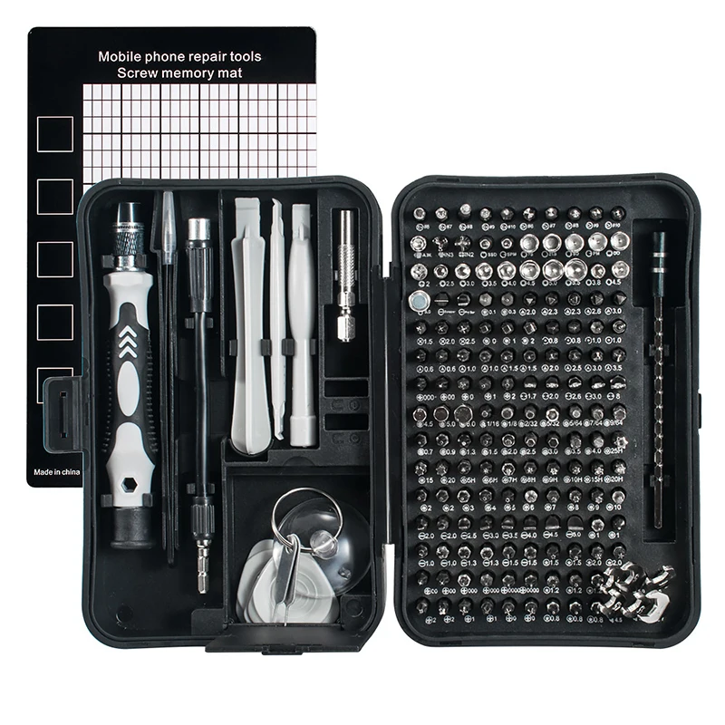 Imagem -04 - Conjunto de Chave de Fenda Múltipla com 154 Bits de Precisão Mini Ferramentas Manuais para Casa Computador Caixa de Ferramentas de Reparo de Telefone Chave de Fenda 170 em