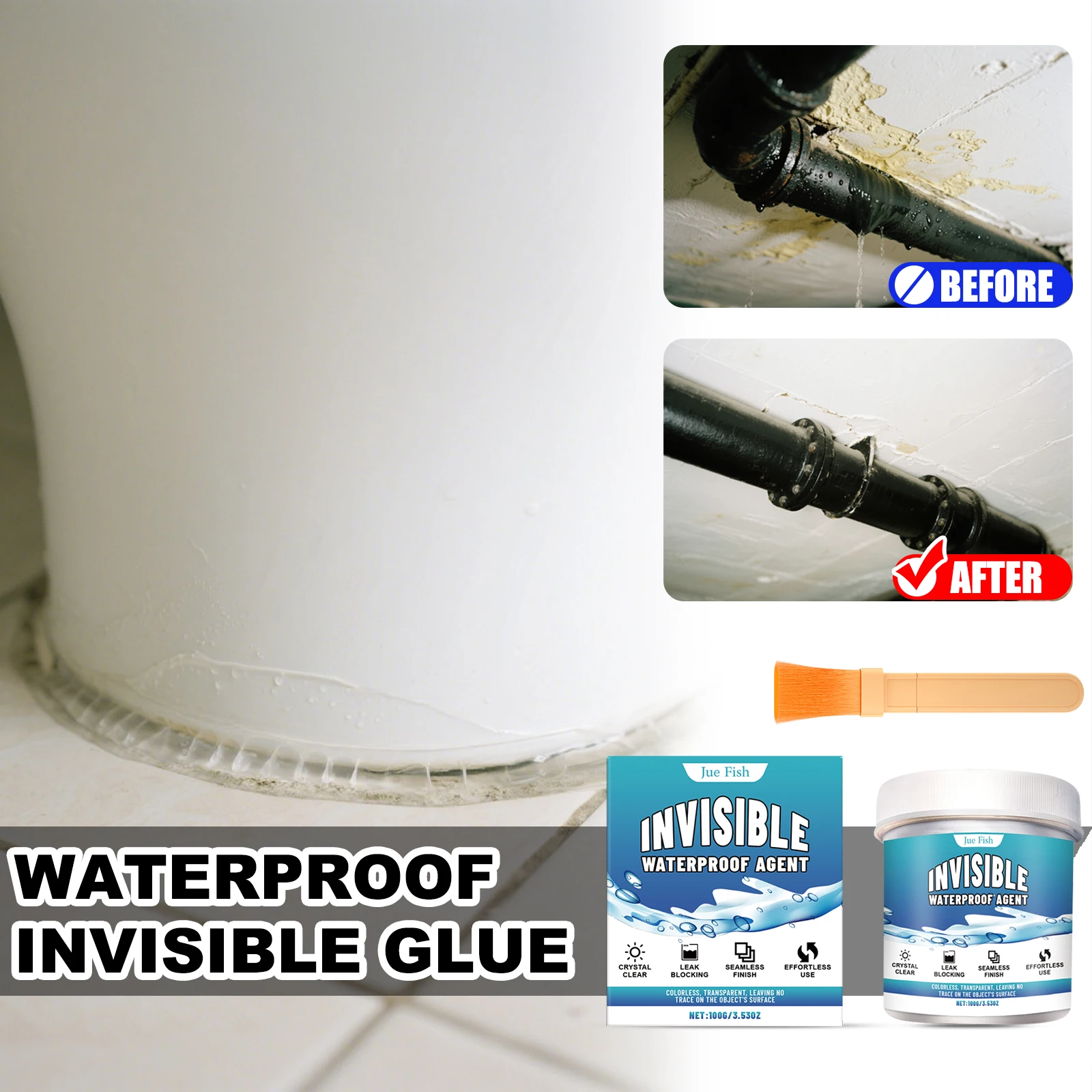 Jue Fish Waterproof…