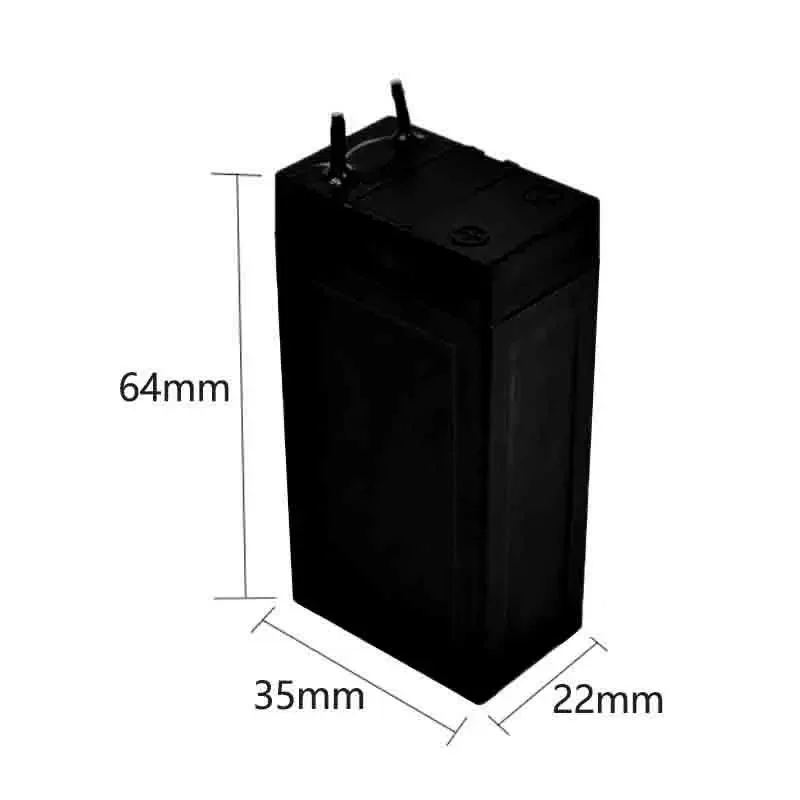 For LED Lamp Headlights Flashlight High Capacity Rechargeable Batt 4V 1200mAh Lead Acid Batteries