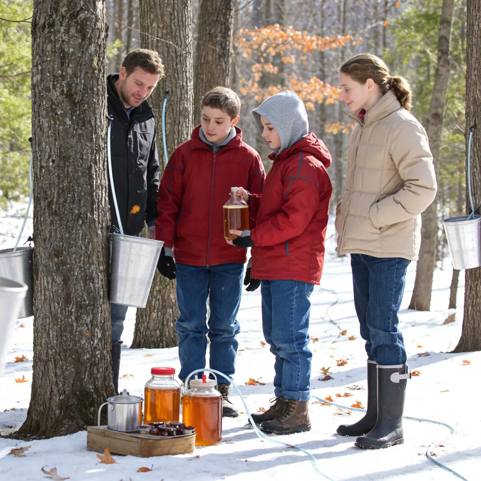 Maple Syrup Taps Food Grade Reusable Evaporator 12-Piece Maple Syrup Sugaring Start Taps For Outdoor Backyard Garden School Home
