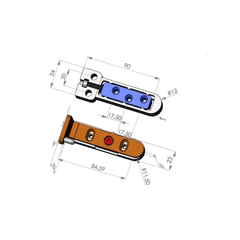 1PCS Hidden Heaven Earth Hinge Stainless 3D Adjustable Heaven Earth Axis Swing Door With Adjustable Upper Lower Pivot Hinges