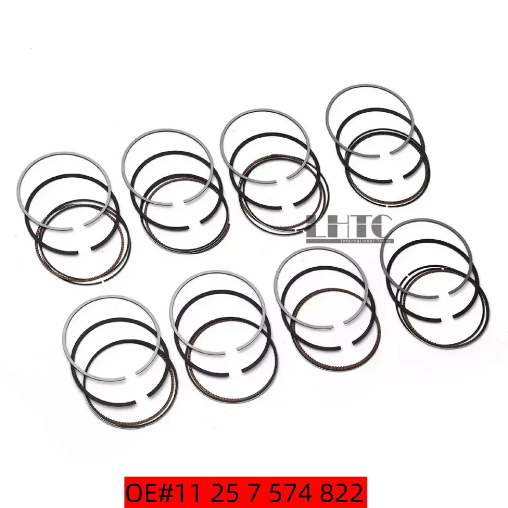 

Premium/OE# 11 25 7 574 822 8x Piston Rings Set STD For BMW 550i 750Li X5 X6 F01 F02 F07 F10 E70 E71 N63B44A