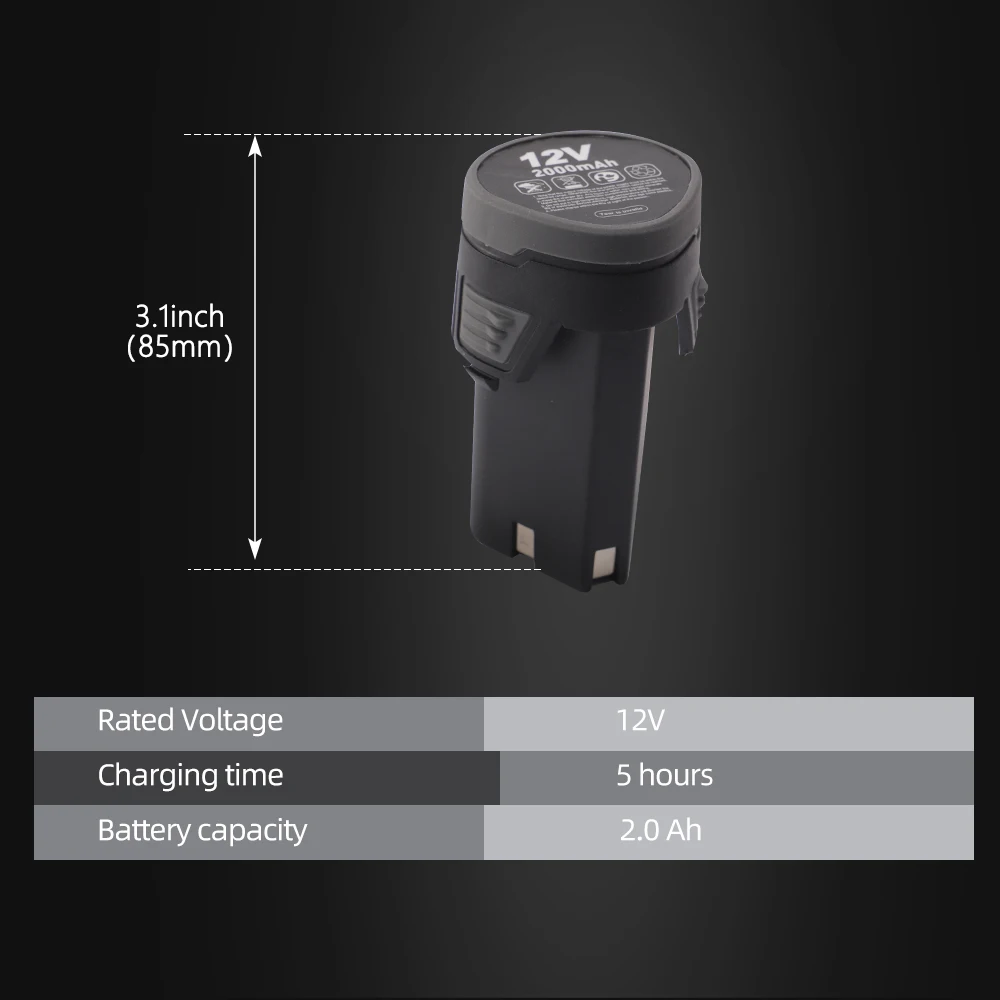 SPTA 12V 2000 mAh バッテリー コードレスミニポリッシャー ワックス