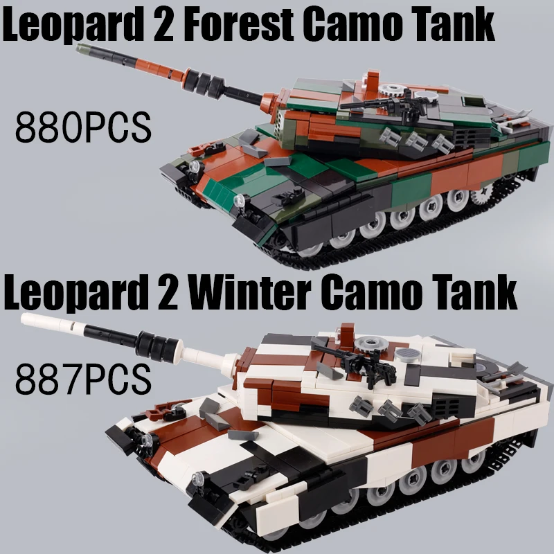 WW1 German French Military Tank Italian Cannon Building Blocks Soldier Figures Armored Artillery Carriage Model Bricks Kids Toys