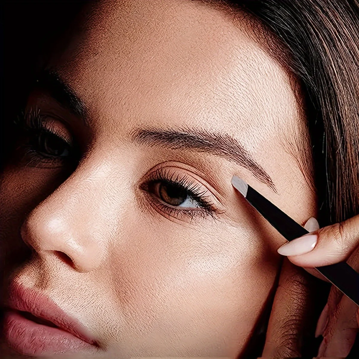 

20-Piece Stainless Steel Eyelash Tweezers Set For Eyelash, Eyebrow & Eyelash Extension - Precision Tweezers For Perfect Eyebrows