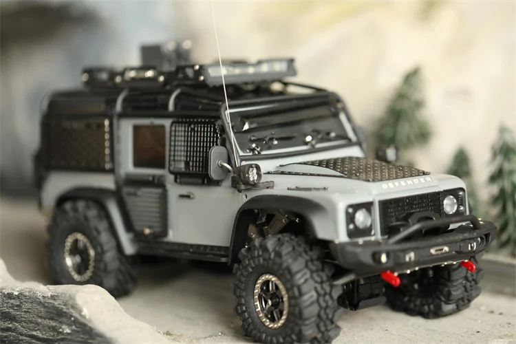 نوافذ معدنية قابلة للطي لأعلى ولأسفل/نوافذ واقية لسيارة 1/18 Rc الزاحفة Traxxas Trx-4m Defender