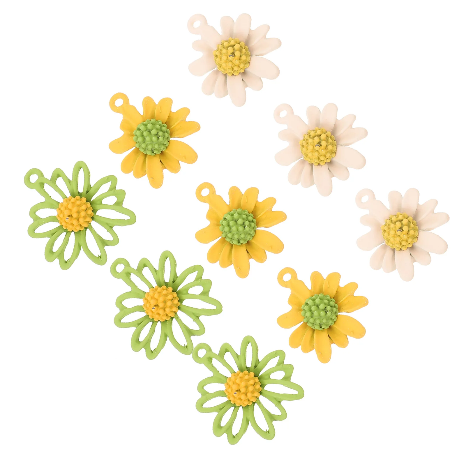 30Pcs Alloy Daisy Pendants Charms DIY Jewelry Making Findings for Earrings Necklaces Bracelets Crafts Daisy Charms