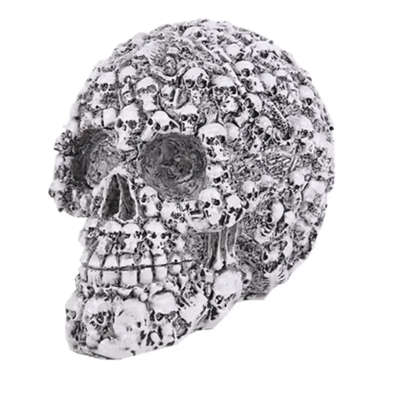 Model Theme Interior Decoration Resin Halloween Gift Medical Mold Home Skull