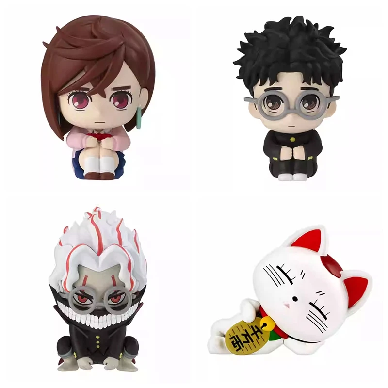 بانداي الأصلي غاشابون دان دا دان الجلوس الانتظار Dandadan Ayase مومو تمثال نموذج جمع تزيين لعب هدايا عيد ميلاد الأطفال #6