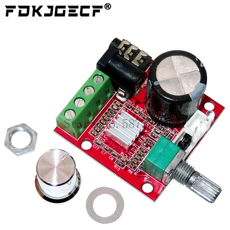 12V Mini Hi-Fi PAM8610 Audio Stereo Amplifier Board 2X10W Dual Channel D Class Lowest Price