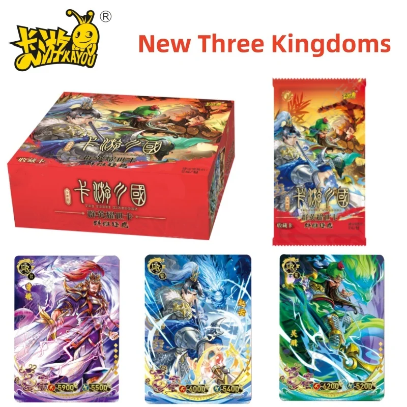 KAYOU New Three Kingdoms Heroes Striving for Deer Heroes Showcasing The World Card Ur Gp Children\'s Game Collection Rare Card