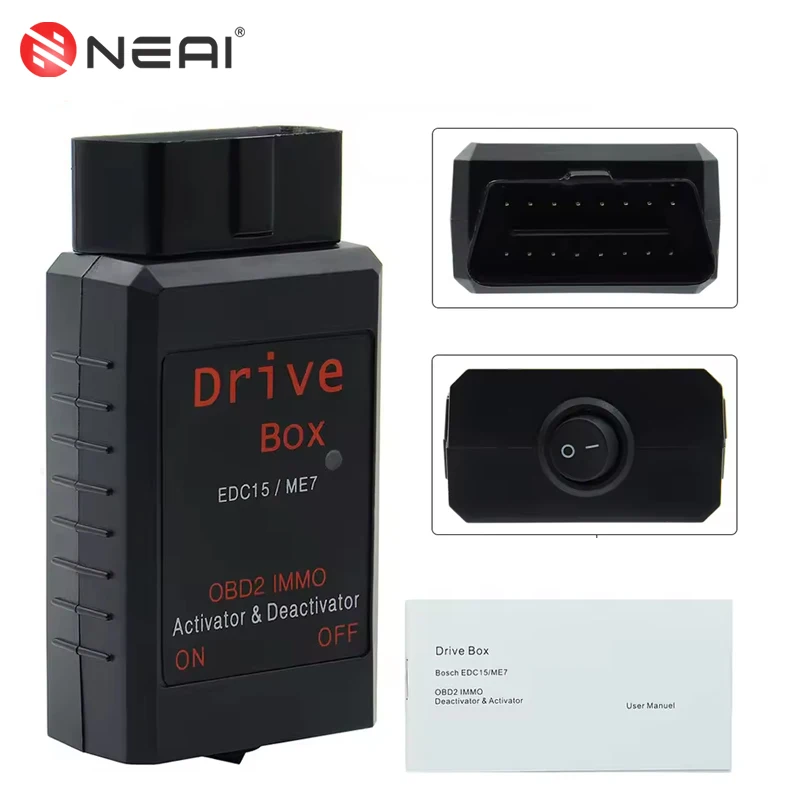 

VAG Drive Box OBD2 Immobilizer IMMO Deactivator Activator For EDC15/ME7 Drive Box Plug And Play IMMO Emulator For VW Audi Tester