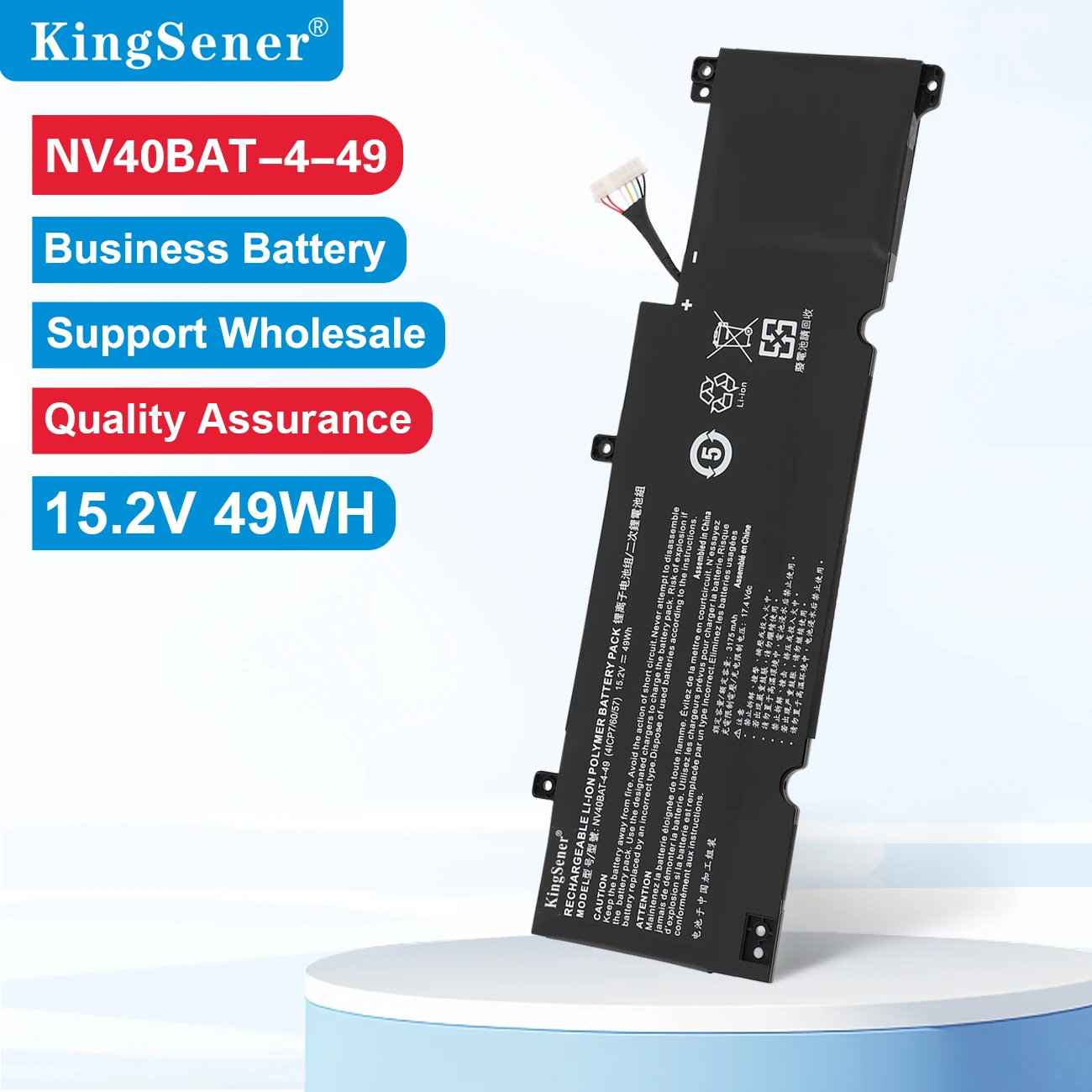 KingSener NV40BAT-4-49 Laptop Battery For Thunderobot Iger S1 For Schenker XMG Core 14 For VAIO FH14 For Hasee S7-2021S7