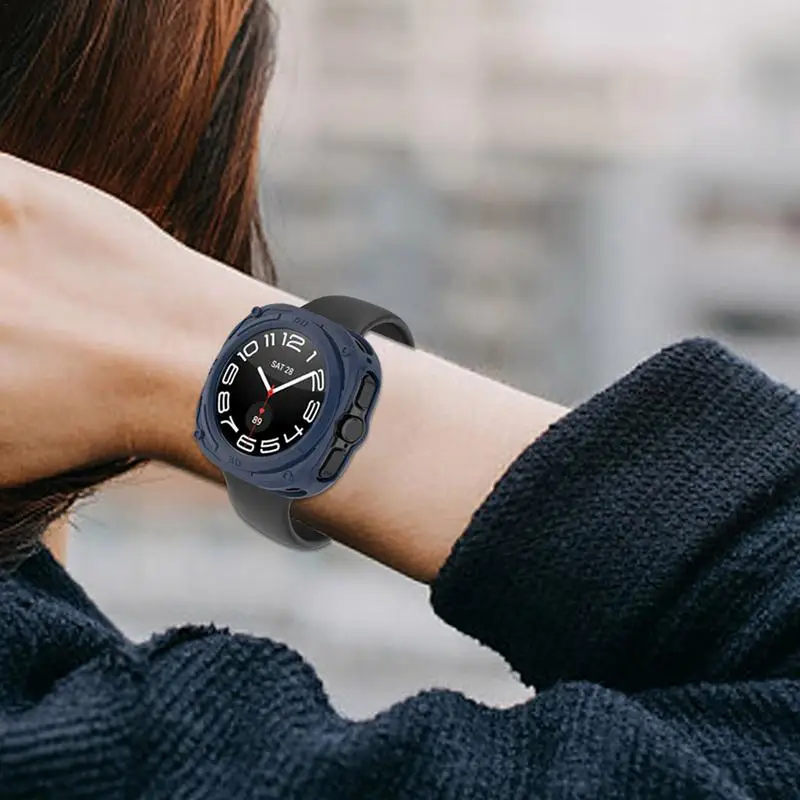 Watch Screen Cover Bumper Shell Screen Case Protector Waterproof Case TPU Cover Replacement Part Screen Cover Protective Film