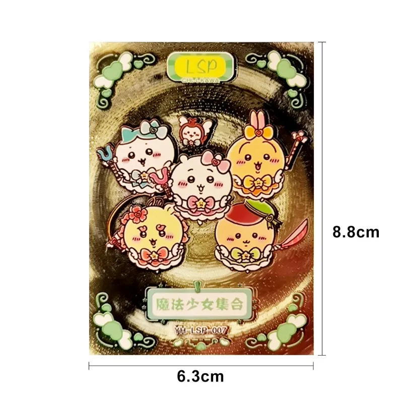 Cartoon anime Chiikawa Interchangeable Favorite Girl Heart Toy Peripheral Card Usagi hachiware kawaii Game Collection Card Gift