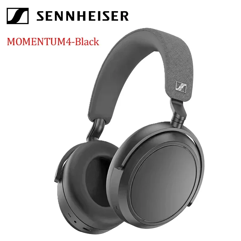 Sennheiser MOMENTUM 4 draadloze hoofdtelefoon voor Bluetooth-headset Kristalheldere gesprekken met adaptieve ruisonderdrukking 60 uur batterijduur