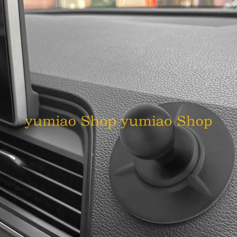 587B PVC Motorcycle Phone Stand With 1inch Soft Rubber Base For Stable Attachment