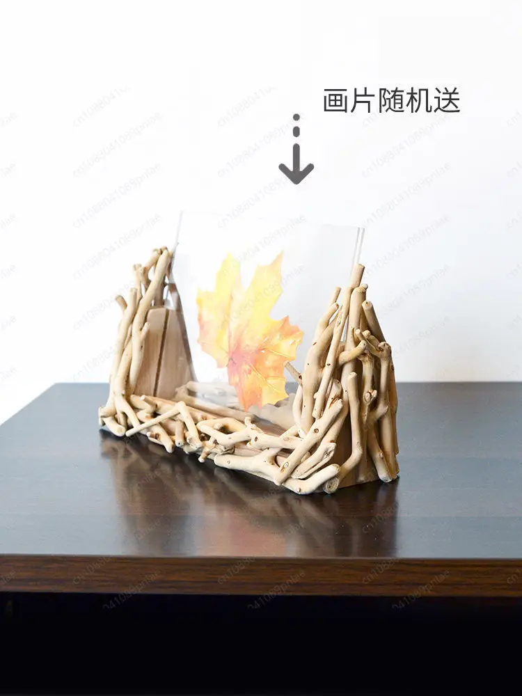 Handmade Solid Wood 7-inch Photo Frame, Acrylic Simple Table, Creative Image Frame Picture Frame Handicraft