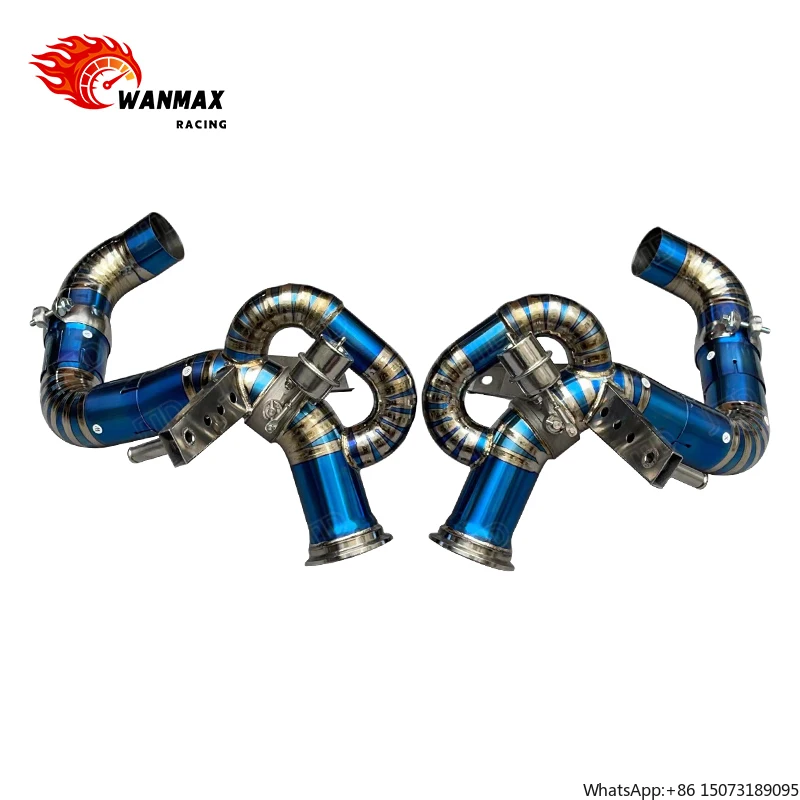 

Спортивный титановый прямой выхлопной патрубок для R8 V10 Plus 5.2L 2018+