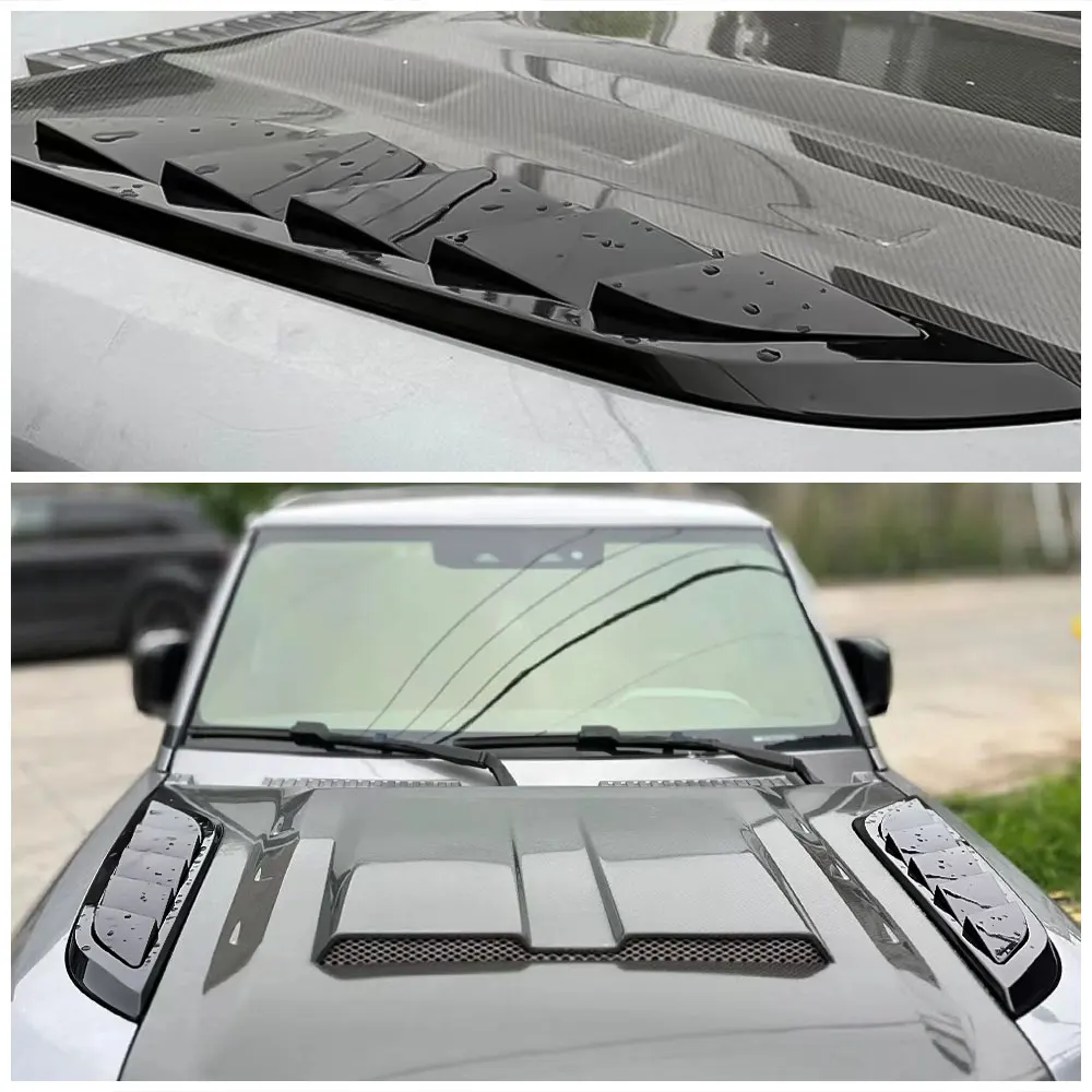 Defender 110 Accessories HOOD BONNET AIR VENT COVERS for LAND ROVER DEFENDER 90 110 L663 2020+ Car Accessories