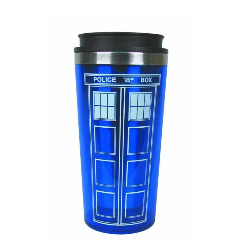 New Doctor Who Tardis 450ML Mug Office Home Trendy Stainless Steel Water Cup Birthday Gift