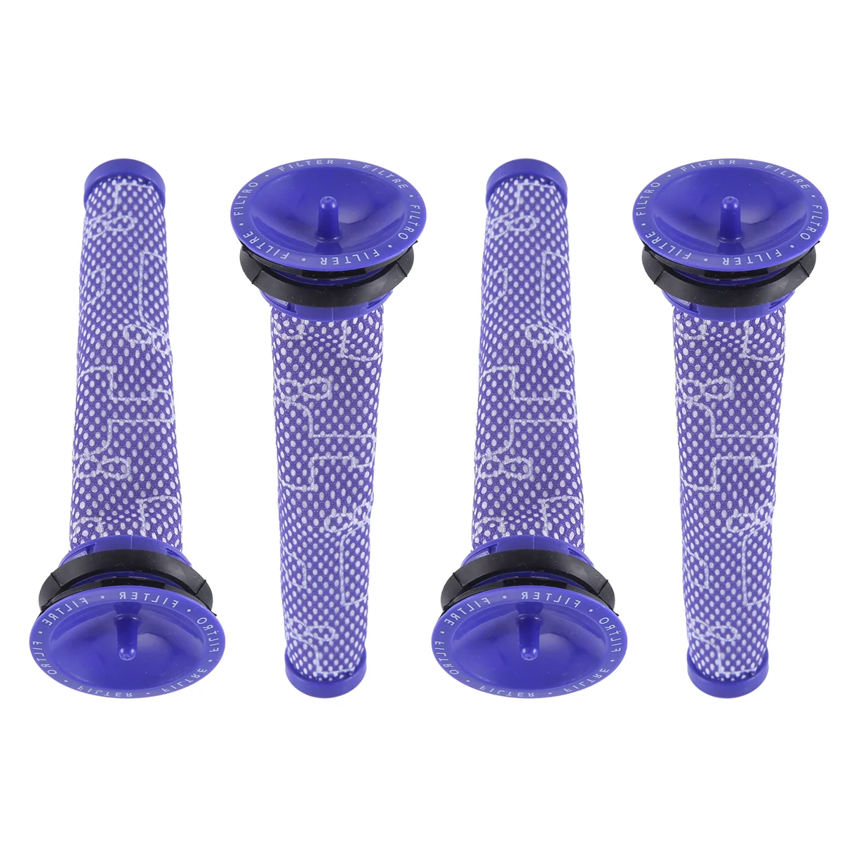 Pré-filtro de substituição de 4 peças para filtro de vácuo Dyson compatível com Dyson V6 V7 V8 Series substitui peça # A66K