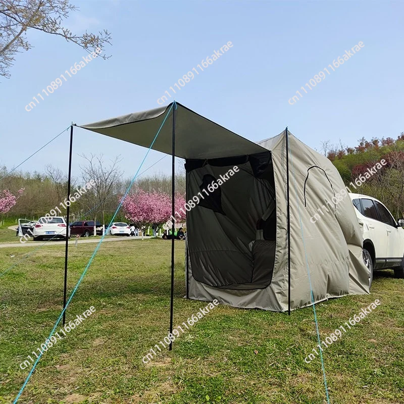 rear tent outdoor multi-functional car extension self-driving tour camping off-road vehicle trunk car sun protection