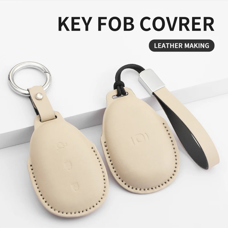 

Car Remote Key Case Cover Shell for Changan Qiyuan A05 A07 Q05 E07 A06 C798 PU Keyless Auto Protection Accessories