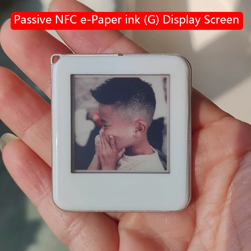 1.54-inch Passive NFC e-Paper Ink Display Screen 3-Color Display Screen For Image Photo Album Nameplate Display No Need Battery