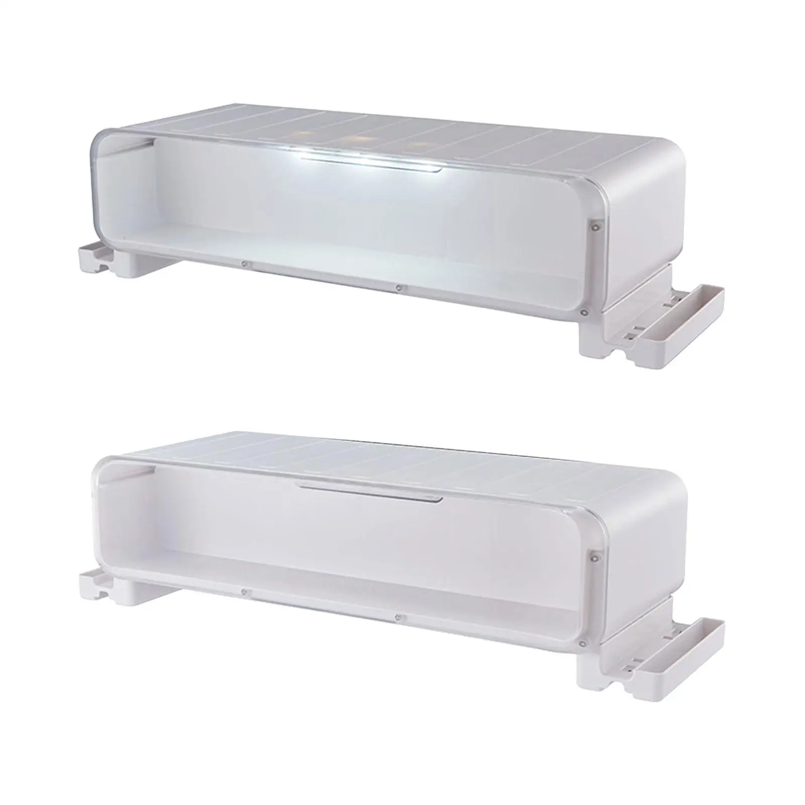 Étagère montante pour ordinateur portable, rehaussée pour boîtes multimédia, moniteur d'ordinateur TV