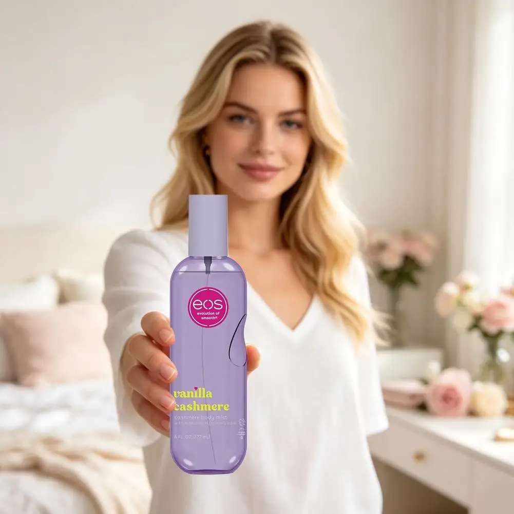 177ml Vanilla Cashmere Fragrance Toner Spray Daily Body Skin Care Moisturizing Fresh Light Scent Refreshing Hydrating Body Mist