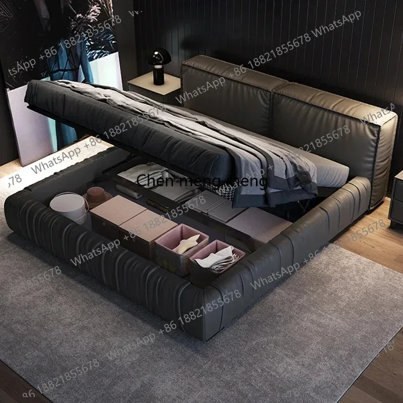 F150 Loft Multifunctional Bed Storage Modern Massage Headboards Children King Size Cheap Bed Princess Cama Solteiro Patio Furnit