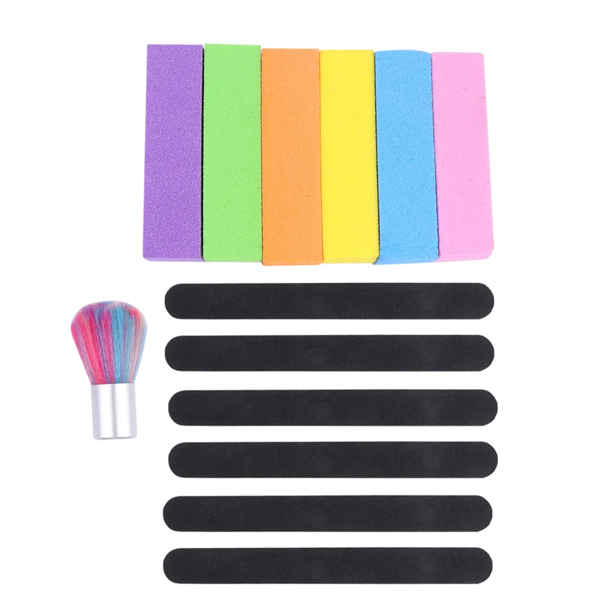 13-częściowy zestaw pilników do paznokci, profesjonalny zestaw do manicure i pedicure do naturalnych, akrylowych i sztucznych paznokci, polerowanie, kształtowanie, przygotowanie powierzchni, pilnik do paznokci.