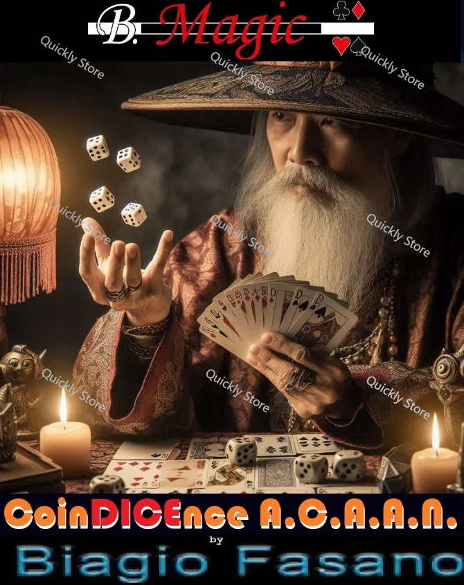 2025 CoinDICEnce A.C.A.A.N. by Biagio Fasano (B. Magic)(Instant Download)