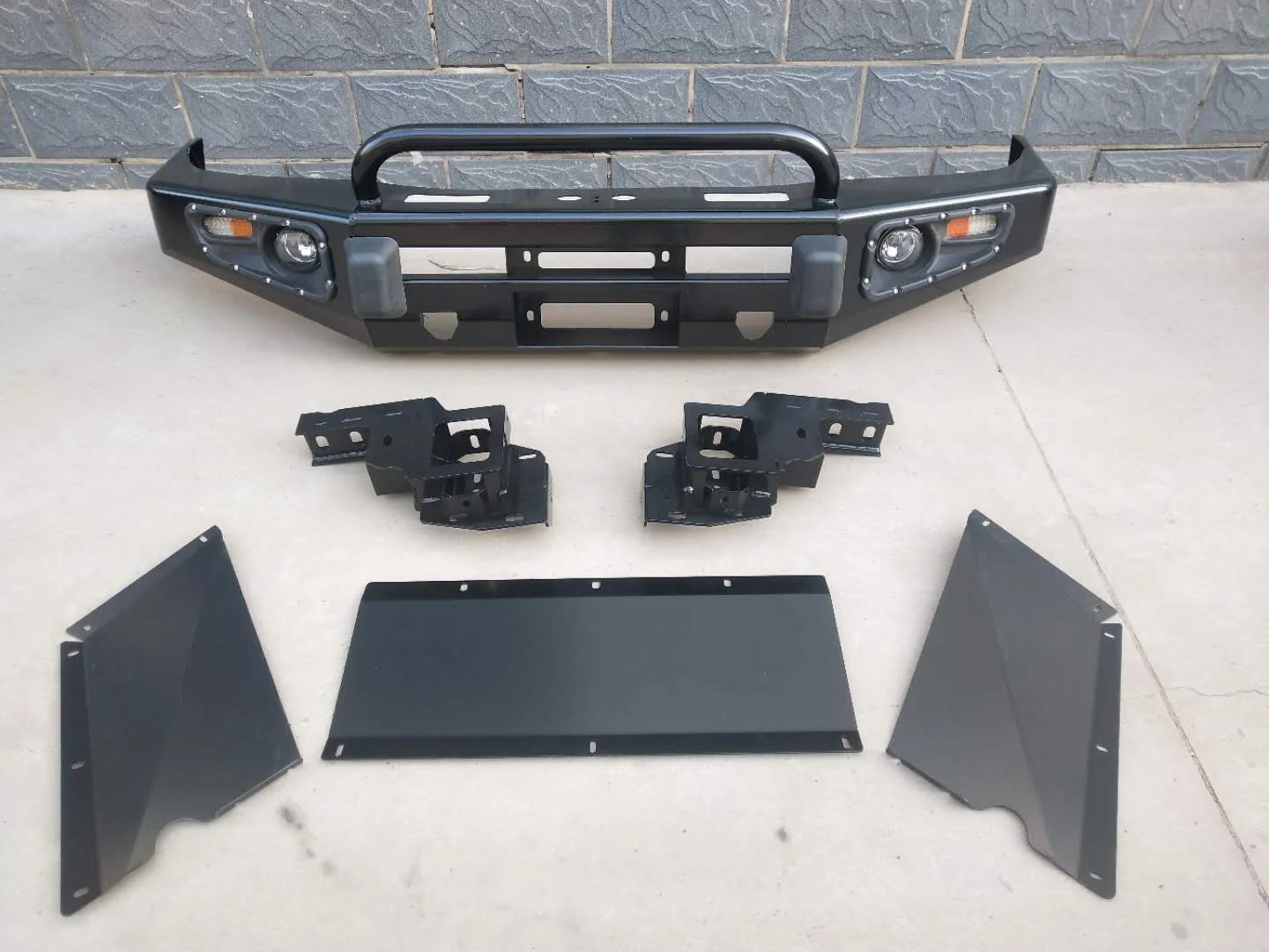 Nouveau pare-chocs en acier poli 4x4 avec éclairage LED, barre de protection avant pour FJ Cruiser FJ100 Offroad UNITY, garantie 1 an