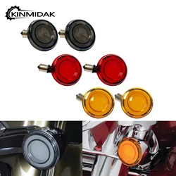 Motorcycle 1156 LED Turn Signal Light Rear 2 Inch Bullet Style For Harley Softail Touring Dyna Fat Boy Sportster Road King