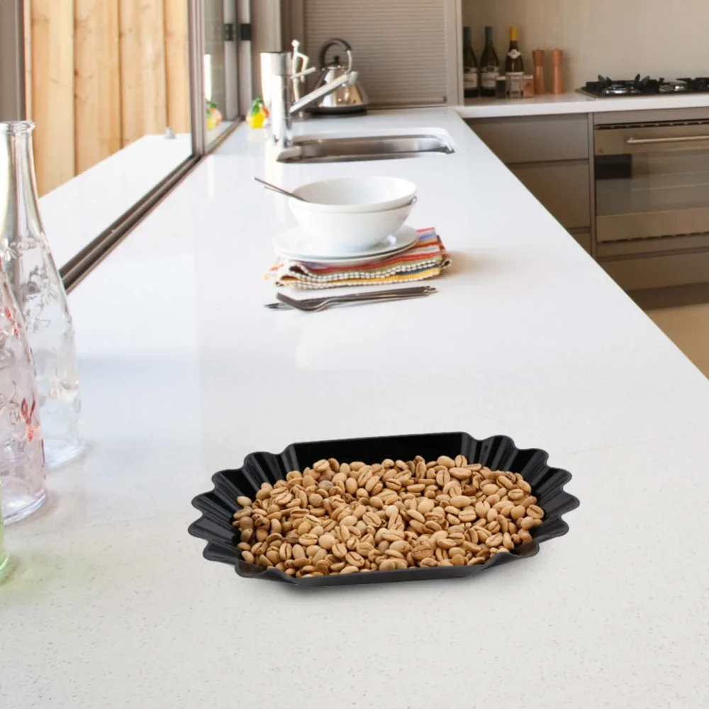 Food-grade PP Coffee Bean Tray Multi-purpose Lightweight Coffee Sample Plate Stackable Smooth-surface Coffee Roasting Cup