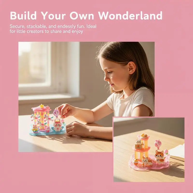 3D Stacked Crystal Animal Stickers Self-Adhesive Removable Cute Decals for Girls Boys Classroom Prizes Scrapbooking Gifts