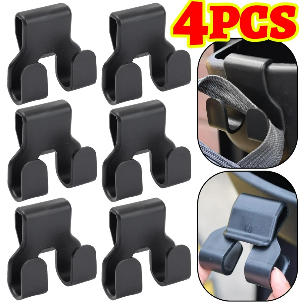 

Electric Vehicle Storage Hook Auto Seat Rear Back Double Head Holder Car Interior Organizer Hidden Clip-on Hooks for Helmet Bag