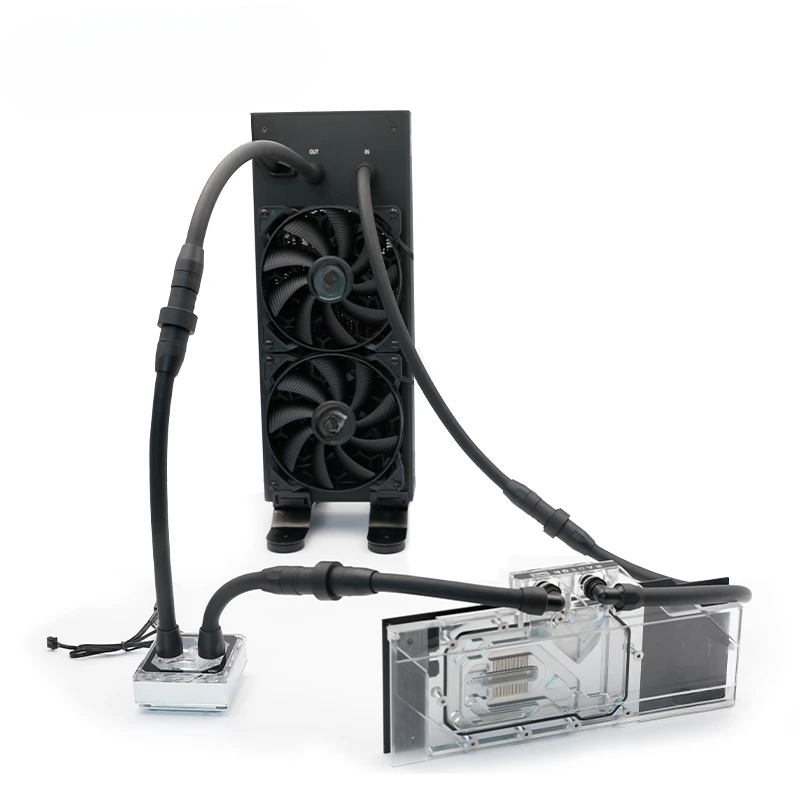 Customizable CPU and graphics card series water-cooled D5 water pump all-in-one machine